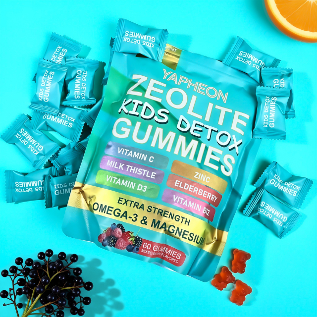 Private Label Manufacturer Kids Detox Gummies Zeolite Formula With Vitamin C Zinc Milk Thistle Elderberry D3 B12 Magnesium Gentle Effective Daily Cleansing Support Kid-Friendly Mixed Berry Flavor No Added Sugar 60 Count,MY SHOP,Private Label Manufacturer Kids Detox Gummies Zeolite Formula With Vitamin C Zinc Milk Thistle Elderberry D3 B12 Magnesium Gentle Effective Daily Cleansing Support Kid-Friendly Mixed Berry Flavor No Added Sugar 60 Count