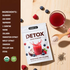 OEM Factory Detox Juice Powder With Glutathione Collagen Blueberry Acai Berry Raspberry Mangosteen Extract Barley Extract L-Carnitine Chia Seeds Psyllium Husk Supports Digestion Weight Management Constipation Relief 10g x 30 Sachets 300g,MY SHOP,OEM Factory Detox Juice Powder With Glutathione Collagen Blueberry Acai Berry Raspberry Mangosteen Extract Barley Extract L-Carnitine Chia Seeds Psyllium Husk Supports Digestion Weight Management Constipation Relief 10g x 30 Sachets 300g