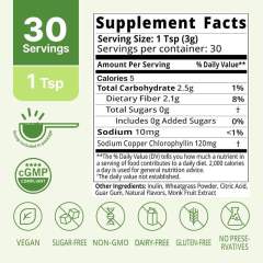 OEM Factory High Potency Chlorophyll Powder Crisp Apple Flavor With Prebiotic Inulin Wheatgrass Natural Detoxification Powerful Antioxidant Neutralizes Body Odor Supports Overall Health Sugar Free Vegan Non-GMO 30 Servings 90g,MY SHOP,OEM Factory High Potency Chlorophyll Powder Crisp Apple Flavor With Prebiotic Inulin Wheatgrass Natural Detoxification Powerful Antioxidant Neutralizes Body Odor Supports Overall Health Sugar Free Vegan Non-GMO 30 Servings 90g