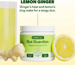 OEM Factory Gut Guardian Digestive Support Mix Lemon Ginger Organic Fiber 4g Per Serving 3 Probiotic Strains 4 Billion CFU Bloating Relief L-Glutamine Magnesium Citrate Prebiotic Complex Zero Sugar Vegan Non-GMO 30 Servings,MY SHOP,OEM Factory Gut Guardian Digestive Support Mix Lemon Ginger Organic Fiber 4g Per Serving 3 Probiotic Strains 4 Billion CFU Bloating Relief L-Glutamine Magnesium Citrate Prebiotic Complex Zero Sugar Vegan Non-GMO 30 Servings