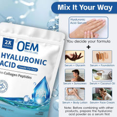 OEM Factory Hyaluronic Acid Powder With Collagen Peptides 100mg Hyaluronic Acid Per Serving 20mg Collagen Peptides 2X Hydration Formula Supports Dry Skin Dry Hair Skin Sagging Wrinkles Joint Health Gluten Free Dairy Free Soy Free 100g 833 Servings,MY SHOP,OEM Factory Hyaluronic Acid Powder With Collagen Peptides 100mg Hyaluronic Acid Per Serving 20mg Collagen Peptides 2X Hydration Formula Supports Dry Skin Dry Hair Skin Sagging Wrinkles Joint Health Gluten Free Dairy Free Soy Free 100g 833 Servings