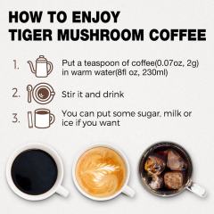 OEM Factory Organic Mushroom Coffee Energy Booster Reishi Chaga Maitake Shiitake Turkey Tail Mushrooms Arabica Instant Coffee Strengthens Immune System Boosts Energy Lowers Cholesterol 50 Servings 100g,MY SHOP,OEM Factory Organic Mushroom Coffee Energy Booster Reishi Chaga Maitake Shiitake Turkey Tail Mushrooms Arabica Instant Coffee Strengthens Immune System Boosts Energy Lowers Cholesterol 50 Servings 100g