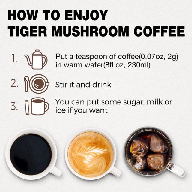 OEM Factory Organic Mushroom Coffee Energy Booster Reishi Chaga Maitake Shiitake Turkey Tail Mushrooms Arabica Instant Coffee Strengthens Immune System Boosts Energy Lowers Cholesterol 50 Servings 100g,MY SHOP,OEM Factory Organic Mushroom Coffee Energy Booster Reishi Chaga Maitake Shiitake Turkey Tail Mushrooms Arabica Instant Coffee Strengthens Immune System Boosts Energy Lowers Cholesterol 50 Servings 100g