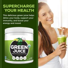 OEM Factory Organic Green Juice Superfood Powder Gently Dried Blend Wheatgrass Moringa Spirulina Chlorella Matcha Coconut Water Ashwagandha Turmeric Prebiotic Fiber Hydrates Revitalizes Balances Hormones Boosts Immunity 30 Servings 279g,MY SHOP,OEM Factory Organic Green Juice Superfood Powder Gently Dried Blend Wheatgrass Moringa Spirulina Chlorella Matcha Coconut Water Ashwagandha Turmeric Prebiotic Fiber Hydrates Revitalizes Balances Hormones Boosts Immunity 30 Servings 279g