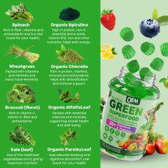 OEM Super Greens Vitamin Gummies,MY SHOP,OEM Super Greens Vitamin Gummies