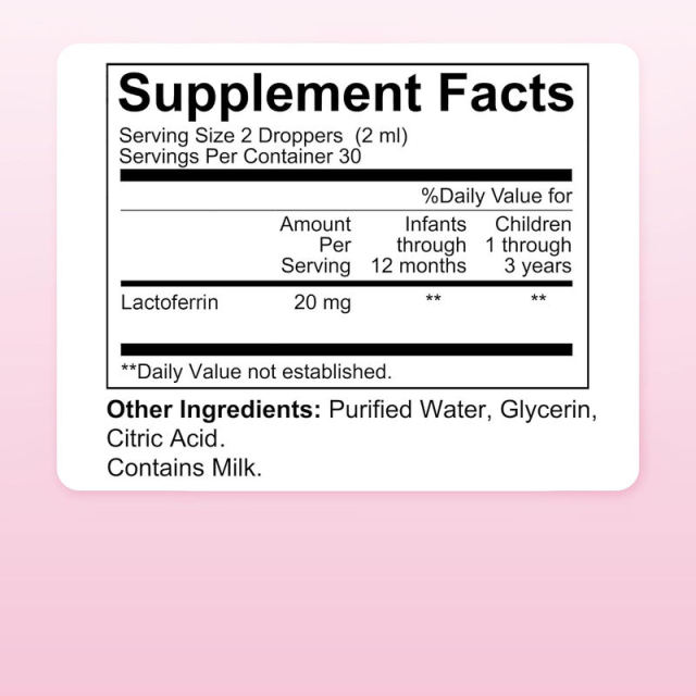 [OEM/ODM] Children's Lactoferrin Immune Drops,MY SHOP,[OEM/ODM] Children's Lactoferrin Immune Drops