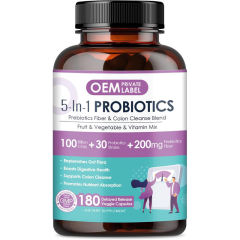 OEM Factory 5-in-1 Probiotic 100 Billion CFU 30+ Strains Delayed Release Prebiotic Fiber Colon Cleanse Green Tea Apple Cider Vinegar Fruit Vegetable Complex Vitamin B Gut Health 180 Veggie Capsules,MY SHOP,OEM Factory 5-in-1 Probiotic 100 Billion CFU 30+ Strains Delayed Release Prebiotic Fiber Colon Cleanse Green Tea Apple Cider Vinegar Fruit Vegetable Complex Vitamin B Gut Health 180 Veggie Capsules