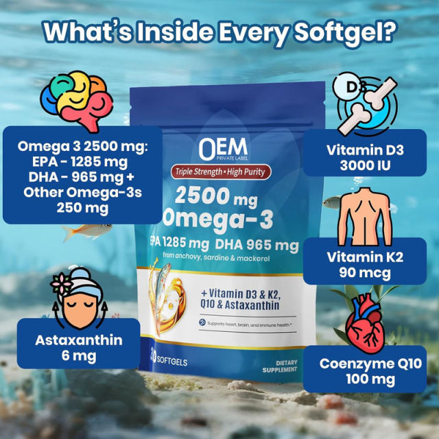 OEM Triple Strength Omega-3 Softgels,MY SHOP,OEM Triple Strength Omega-3 Softgels