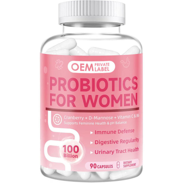 OEM Factory Probiotics For Women 100 Billion CFU 10 Vaginal Strains L acidophilus rhamnosus reuteri plantarum gasseri crispatus B lactis bifidum infantis longum Prebiotic Fiber D-Mannose Cranberry Vitamin C Digestive Enzymes Immune Support 90 Capsules,MY SHOP,OEM Factory Probiotics For Women 100 Billion CFU 10 Vaginal Strains L acidophilus rhamnosus reuteri plantarum gasseri crispatus B lactis bifidum infantis longum Prebiotic Fiber D-Mannose Cranberry Vitamin C Digestive Enzymes Immune Support 90 Capsules