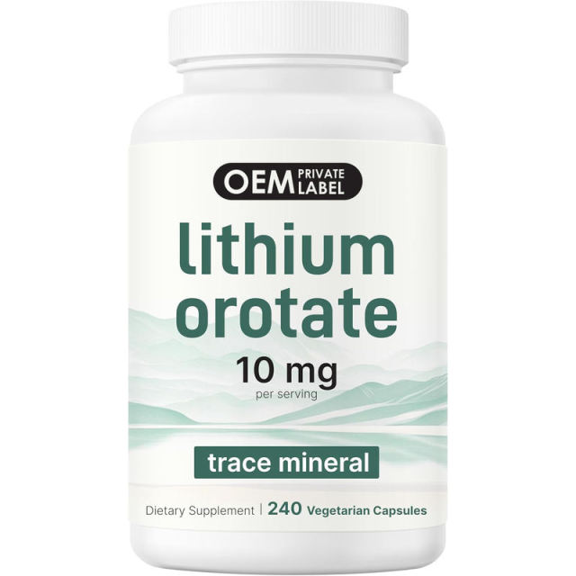 OEM Factory Lithium Orotate Capsules 10mg Per Serving Trace Mineral Supplement Supports Brain Health Mood Balance Cognitive Function Nervous System Wellness Vegetarian Gluten Free Soy Free Dairy Free 240 Capsules 120 Servings,MY SHOP,OEM Factory Lithium Orotate Capsules 10mg Per Serving Trace Mineral Supplement Supports Brain Health Mood Balance Cognitive Function Nervous System Wellness Vegetarian Gluten Free Soy Free Dairy Free 240 Capsules 120 Servings