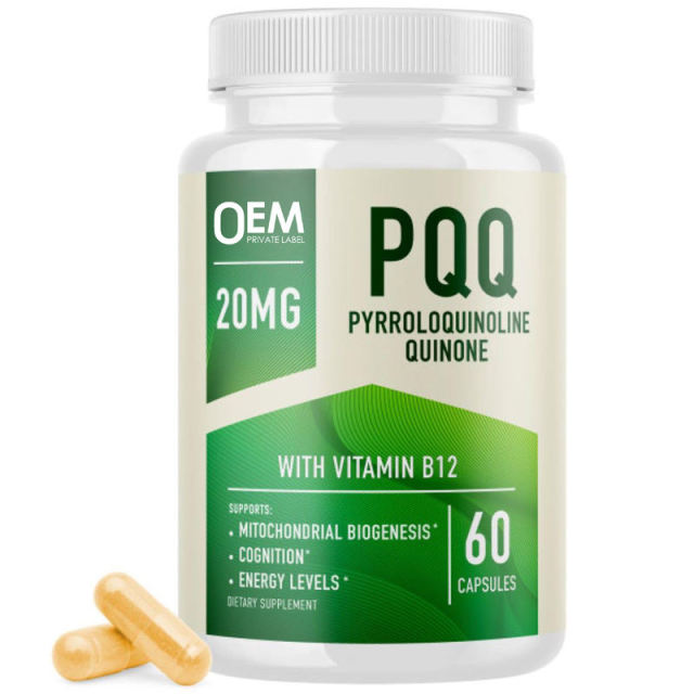OEM Factory PQQ Capsules 20mg Pyrroloquinoline Quinone With CoQ10 200mg Vitamin B12 Methylcobalamin Supports Cognition Mitochondrial Biogenesis Energy Levels Cellular Health Vegan Non-GMO Gluten Free 60 Capsules,MY SHOP,OEM Factory PQQ Capsules 20mg Pyrroloquinoline Quinone With CoQ10 200mg Vitamin B12 Methylcobalamin Supports Cognition Mitochondrial Biogenesis Energy Levels Cellular Health Vegan Non-GMO Gluten Free 60 Capsules