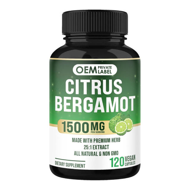 OEM Factory Citrus Bergamot Capsules 1500mg Per Serving 25:1 Extract Standardized 40% Polyphenolic Flavanones Premium Herb Supports Heart Health Cholesterol Levels Already Within Normal Range Vegan Non-GMO 120 Capsules,MY SHOP,OEM Factory Citrus Bergamot Capsules 1500mg Per Serving 25:1 Extract Standardized 40% Polyphenolic Flavanones Premium Herb Supports Heart Health Cholesterol Levels Already Within Normal Range Vegan Non-GMO 120 Capsules