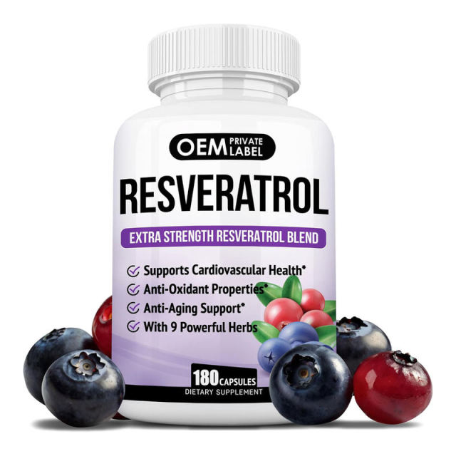 OEM Factory Extra Strength Resveratrol Blend 180 Capsules With Grape Seed Extract Green Tea Blackberry Blueberry Pomegranate Alfalfa 9 Powerful Herbs Supports Cardiovascular Health Anti-Aging Antioxidant Properties Skin Health Brain Support,MY SHOP,OEM Factory Extra Strength Resveratrol Blend 180 Capsules With Grape Seed Extract Green Tea Blackberry Blueberry Pomegranate Alfalfa 9 Powerful Herbs Supports Cardiovascular Health Anti-Aging Antioxidant Properties Skin Health Brain Support