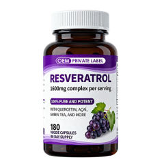 OEM Factory Resveratrol Complex 1600mg Per Serving Polygonum Cuspidatum Root Extract 800mg 50% Trans-Resveratrol Organic Acai 680mg Green Tea Grape Seed Quercetin Red Wine Extract Antioxidant Anti-Aging 180 Veggie Capsules,MY SHOP,OEM Factory Resveratrol Complex 1600mg Per Serving Polygonum Cuspidatum Root Extract 800mg 50% Trans-Resveratrol Organic Acai 680mg Green Tea Grape Seed Quercetin Red Wine Extract Antioxidant Anti-Aging 180 Veggie Capsules