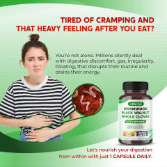 OEM Factory Wormwood Black Walnut Whole Cloves All-in-1 Supplement With Ginger Milk Thistle Turmeric Black Pepper 3x Absorption Support Liver Health Digestion Aids Bloating Relief Digestive Comfort 150 Capsules,MY SHOP,OEM Factory Wormwood Black Walnut Whole Cloves All-in-1 Supplement With Ginger Milk Thistle Turmeric Black Pepper 3x Absorption Support Liver Health Digestion Aids Bloating Relief Digestive Comfort 150 Capsules