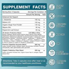 Private Label Manufacturer Complete Probiotic 120 Billion CFU 35 Strains Plus Digestive Enzymes Lipase Amylase Lactase Cellulase Papain Advanced Gut Support L-Glutamine Betaine Ginger Slippery Elm Peppermint Organic Prebiotics 90 Veggie Capsules,MY SHOP,Private Label Manufacturer Complete Probiotic 120 Billion CFU 35 Strains Plus Digestive Enzymes Lipase Amylase Lactase Cellulase Papain Advanced Gut Support L-Glutamine Betaine Ginger Slippery Elm Peppermint Organic Prebiotics 90 Veggie Capsules