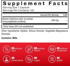 OEM Factory Bovine Colostrum Capsules 500mg Per Serving Standardized Immunoglobulin Proteins Lactoferrin Supports Healthy Immune Function Gut Health Antibiotic Free Hormone Free Non-GMO 120 Capsules,MY SHOP,OEM Factory Bovine Colostrum Capsules 500mg Per Serving Standardized Immunoglobulin Proteins Lactoferrin Supports Healthy Immune Function Gut Health Antibiotic Free Hormone Free Non-GMO 120 Capsules