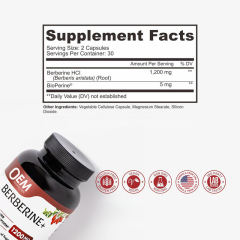 OEM Factory Berberine HCl Capsules 1200mg Per Serving With BioPerine Black Pepper Extract 5mg 5x Higher Absorption Supports Healthy Blood Sugar Weight Management Powerful Antioxidant Activity Vegan 60 Veggie Capsules,MY SHOP,OEM Factory Berberine HCl Capsules 1200mg Per Serving With BioPerine Black Pepper Extract 5mg 5x Higher Absorption Supports Healthy Blood Sugar Weight Management Powerful Antioxidant Activity Vegan 60 Veggie Capsules