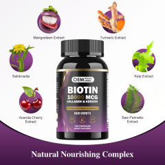 Private Label Manufacturer Complete Hair Growth Formula Biotin 10000mcg Collagen Keratin Hyaluronic Acid Multivitamins Minerals Amino Acids Ashwagandha Turmeric Saw Palmetto Mangosteen Kelp Acerola Cherry Promotes Stronger Hair Nails Skin 120 Capsules,MY SHOP,Private Label Manufacturer Complete Hair Growth Formula Biotin 10000mcg Collagen Keratin Hyaluronic Acid Multivitamins Minerals Amino Acids Ashwagandha Turmeric Saw Palmetto Mangosteen Kelp Acerola Cherry Promotes Stronger Hair Nails Skin 120 Capsules