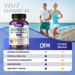OEM Factory Quercetin NAC Nattokinase 8-in-1 Capsules With Bromelain Zinc Elderberry Turmeric Black Pepper Immune Booster Respiratory Support Lung Wellness Anti-Aging Circulatory Health Cognitive Function 150 Capsules,MY SHOP,OEM Factory Quercetin NAC Nattokinase 8-in-1 Capsules With Bromelain Zinc Elderberry Turmeric Black Pepper Immune Booster Respiratory Support Lung Wellness Anti-Aging Circulatory Health Cognitive Function 150 Capsules