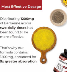 OEM Factory Berberine HCl Capsules 1200mg Per Serving With BioPerine Black Pepper Extract 5mg 5x Higher Absorption Supports Healthy Blood Sugar Weight Management Powerful Antioxidant Activity Vegan 60 Veggie Capsules,MY SHOP,OEM Factory Berberine HCl Capsules 1200mg Per Serving With BioPerine Black Pepper Extract 5mg 5x Higher Absorption Supports Healthy Blood Sugar Weight Management Powerful Antioxidant Activity Vegan 60 Veggie Capsules