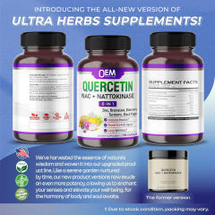 OEM Factory Quercetin NAC Nattokinase 8-in-1 Capsules With Bromelain Zinc Elderberry Turmeric Black Pepper Immune Booster Respiratory Support Lung Wellness Anti-Aging Circulatory Health Cognitive Function 150 Capsules,MY SHOP,OEM Factory Quercetin NAC Nattokinase 8-in-1 Capsules With Bromelain Zinc Elderberry Turmeric Black Pepper Immune Booster Respiratory Support Lung Wellness Anti-Aging Circulatory Health Cognitive Function 150 Capsules