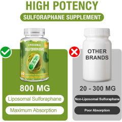 OEM Factory Liposomal Sulforaphane Softgels 800mg Sulforaphane From Broccoli Sprout Full Spectrum Broccoli Extract 200mg Quercetin 100mg Black Pepper 10mg Liposomal Technology Maximum Absorption Antioxidant Detox 60 Softgels,MY SHOP,OEM Factory Liposomal Sulforaphane Softgels 800mg Sulforaphane From Broccoli Sprout Full Spectrum Broccoli Extract 200mg Quercetin 100mg Black Pepper 10mg Liposomal Technology Maximum Absorption Antioxidant Detox 60 Softgels