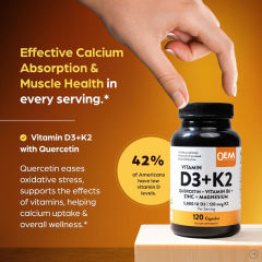 Wholesale OEM Vitamin D3 K2 Complex 5000IU D3 120mcg K2 Quercetin B6 Zinc Magnesium Practitioner Formulated Third Party Lab Tested Gluten Dairy Free Supports Immune Bone Cardiovascular Health 120 Capsules,MY SHOP,Wholesale OEM Vitamin D3 K2 Complex 5000IU D3 120mcg K2 Quercetin B6 Zinc Magnesium Practitioner Formulated Third Party Lab Tested Gluten Dairy Free Supports Immune Bone Cardiovascular Health 120 Capsules