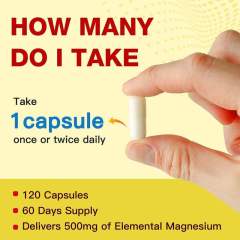 OEM Factory Full Spectrum Magnesium Complex 500mg Per Serving 10 Magnesium Forms Glycinate Malate Citrate Taurate Oxide Aspartate Gluconate Orotate Carbonate Ascorbate With Vitamin D3 Zinc B6 Manganese 120 Capsules,MY SHOP,OEM Factory Full Spectrum Magnesium Complex 500mg Per Serving 10 Magnesium Forms Glycinate Malate Citrate Taurate Oxide Aspartate Gluconate Orotate Carbonate Ascorbate With Vitamin D3 Zinc B6 Manganese 120 Capsules