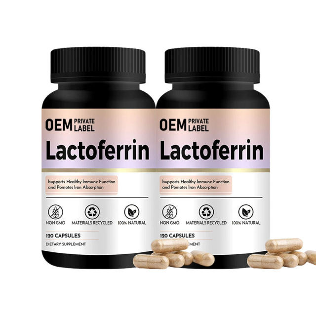 Private Label Manufacturer Pure Lactoferrin Supplement Capsules Immune Support Iron Absorption Natural Non-GMO 120 Count Bulk Wholesale OEM Service,MY SHOP,Private Label Manufacturer Pure Lactoferrin Supplement Capsules Immune Support Iron Absorption Natural Non-GMO 120 Count Bulk Wholesale OEM Service