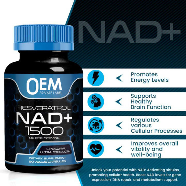 OEM Factory Private Label Liposomal NAD+ Resveratrol Capsules 1200mg NAD+ 300mg Resveratrol 98% Pure Trans-Resveratrol Energy Production Anti-Aging Cellular Health 90 Veggie Capsules,MY SHOP,OEM Factory Private Label Liposomal NAD+ Resveratrol Capsules 1200mg NAD+ 300mg Resveratrol 98% Pure Trans-Resveratrol Energy Production Anti-Aging Cellular Health 90 Veggie Capsules
