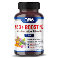 GMP Certified OEM NAD+ Boosting Formula 7-in-1 Nicotinamide Riboside Resveratrol Turmeric Quercetin Milk Thistle 7,800mg Per Serving Promotes Energy Production Anti-Aging Support 90 Capsules,MY SHOP,GMP Certified OEM NAD+ Boosting Formula 7-in-1 Nicotinamide Riboside Resveratrol Turmeric Quercetin Milk Thistle 7,800mg Per Serving Promotes Energy Production Anti-Aging Support 90 Capsules