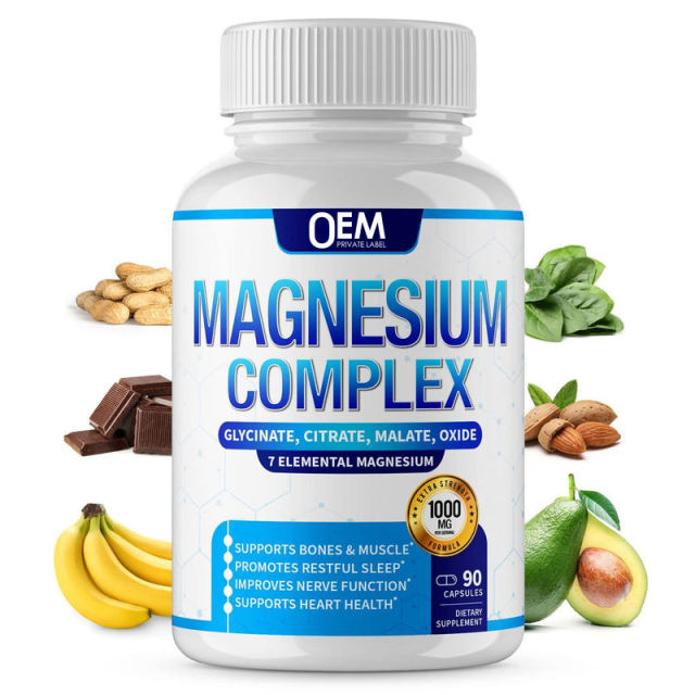 OEM Factory Private Label Magnesium Glycinate Capsules 1750mg Per Serving 525mg Elemental Magnesium Chelated for Maximum Absorption Supports Bones Muscle Restful Sleep Relaxation Nerve Function Non-GMO Gluten Free 90 Capsules,MY SHOP,OEM Factory Private Label Magnesium Glycinate Capsules 1750mg Per Serving 525mg Elemental Magnesium Chelated for Maximum Absorption Supports Bones Muscle Restful Sleep Relaxation Nerve Function Non-GMO Gluten Free 90 Capsules