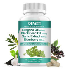 OEM Factory Private Label Oregano Oil Capsules 600mg With Black Seed Oil 300mg Garlic Extract 400mg Elderberry 100mg Vitamin D3 Magnesium Glycinate Olive Leaf Coptis Quercetin Bromelain Black Pepper Immune Support 120 Capsules,MY SHOP,OEM Factory Private Label Oregano Oil Capsules 600mg With Black Seed Oil 300mg Garlic Extract 400mg Elderberry 100mg Vitamin D3 Magnesium Glycinate Olive Leaf Coptis Quercetin Bromelain Black Pepper Immune Support 120 Capsules