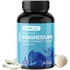 OEM Factory Private Label Triple Complex Magnesium Capsules 300mg Elemental Magnesium Equal Parts Malate Glycinate Citrate High Absorption Forms Chelated Gentle on Stomach No Stearates Binders 90 Veggie Caps,MY SHOP,OEM Factory Private Label Triple Complex Magnesium Capsules 300mg Elemental Magnesium Equal Parts Malate Glycinate Citrate High Absorption Forms Chelated Gentle on Stomach No Stearates Binders 90 Veggie Caps