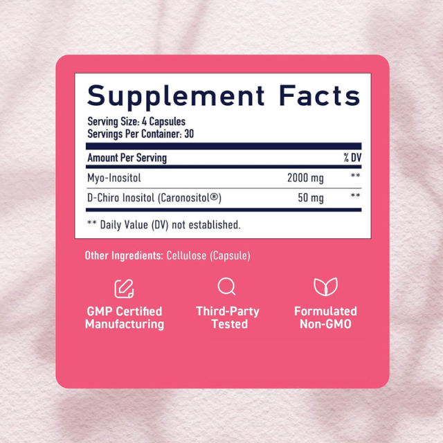 OEM Factory Private Label Myo Inositol D-Chiro Inositol Capsules 2000mg Myo-Inositol 50mg D-Chiro Inositol 40:1 Optimal Ratio Caronositol® Hormone Support Ovarian Support 120 Capsules 30 Servings,MY SHOP,OEM Factory Private Label Myo Inositol D-Chiro Inositol Capsules 2000mg Myo-Inositol 50mg D-Chiro Inositol 40:1 Optimal Ratio Caronositol® Hormone Support Ovarian Support 120 Capsules 30 Servings