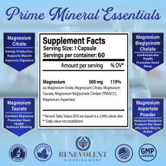 OEM Factory Private Label Magnesium Complex Capsules 500mg Per Serving 5 Forms Bisglycinate Citrate Oxide Taurate Aspartate TRAACS Chelate Supports Muscle Bone Health Energy Production Heart Health Sleep Digestion 60 Veggie Capsules,MY SHOP,OEM Factory Private Label Magnesium Complex Capsules 500mg Per Serving 5 Forms Bisglycinate Citrate Oxide Taurate Aspartate TRAACS Chelate Supports Muscle Bone Health Energy Production Heart Health Sleep Digestion 60 Veggie Capsules