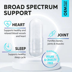 OEM Factory Private Label Broad Spectrum Magnesium Complex 1330mg Blend 4 Types Magnesium Oxide Taurate Citrate Malate 97mg Elemental Magnesium Supports Anti-Stress Calm Relax Nerve Health Heart Sleep Joint 60 Capsules,MY SHOP,OEM Factory Private Label Broad Spectrum Magnesium Complex 1330mg Blend 4 Types Magnesium Oxide Taurate Citrate Malate 97mg Elemental Magnesium Supports Anti-Stress Calm Relax Nerve Health Heart Sleep Joint 60 Capsules
