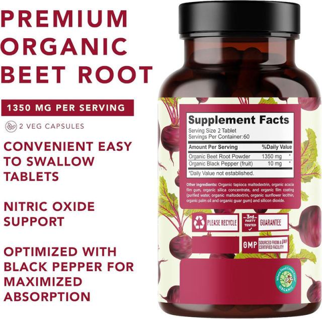 OEM Factory Private Label Organic Beet Root Tablets 1350mg Per Serving With Organic Black Pepper 10mg Nitric Oxide Support Athletic Performance Increased Absorption Quick Release 120 Tablets 60 Servings,MY SHOP,OEM Factory Private Label Organic Beet Root Tablets 1350mg Per Serving With Organic Black Pepper 10mg Nitric Oxide Support Athletic Performance Increased Absorption Quick Release 120 Tablets 60 Servings
