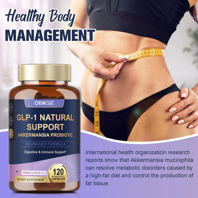 OEM Factory Private Label GLP-1 Natural Support Capsules Akkermansia Muciniphila Probiotic 1 Billion AFU Clinically Proven 7x More Potent Enteric-Coated 99.99% Absorption Digestive Immune Support 120 Capsules,MY SHOP,OEM Factory Private Label GLP-1 Natural Support Capsules Akkermansia Muciniphila Probiotic 1 Billion AFU Clinically Proven 7x More Potent Enteric-Coated 99.99% Absorption Digestive Immune Support 120 Capsules