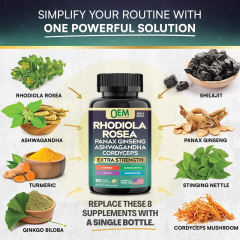 One-Stop OEM Service 8-in-1 Adaptogen Formula Shilajit 30:1 300mg Ashwagandha 20:1 100mg Rhodiola 10:1 100mg Panax Ginseng 30:1 50mg Cordyceps 10:1 50mg Ginkgo 10:1 50mg Nettle 10:1 25mg Turmeric 20:1 25mg 60 Veggie Capsules,MY SHOP,One-Stop OEM Service 8-in-1 Adaptogen Formula Shilajit 30:1 300mg Ashwagandha 20:1 100mg Rhodiola 10:1 100mg Panax Ginseng 30:1 50mg Cordyceps 10:1 50mg Ginkgo 10:1 50mg Nettle 10:1 25mg Turmeric 20:1 25mg 60 Veggie Capsules