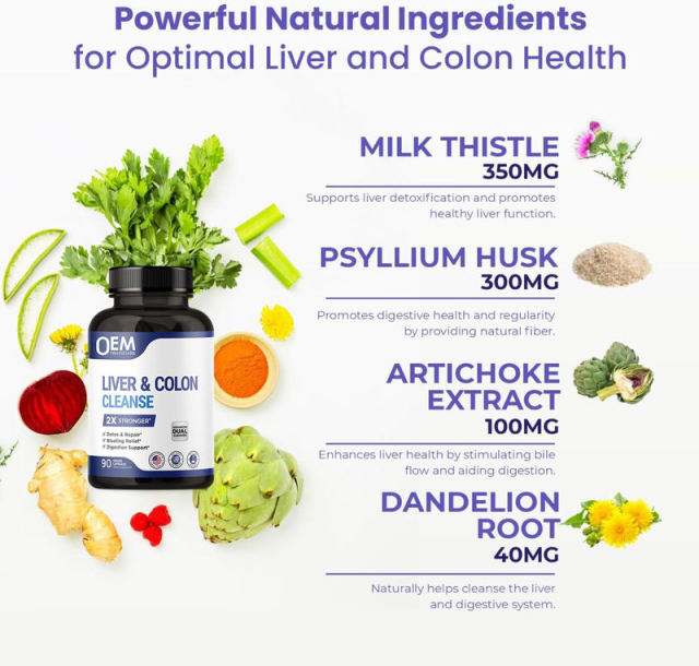 OEM Factory Private Label Liver Colon Cleanse Capsules Dual Cleanse Formula Milk Thistle Artichoke Beet Chanca Piedra Dandelion Chicory Yarrow Jujube Turmeric Ginger Psyllium Senna Cascara Flaxseed Aloe Vera Probiotic 90 Capsules,MY SHOP,OEM Factory Private Label Liver Colon Cleanse Capsules Dual Cleanse Formula Milk Thistle Artichoke Beet Chanca Piedra Dandelion Chicory Yarrow Jujube Turmeric Ginger Psyllium Senna Cascara Flaxseed Aloe Vera Probiotic 90 Capsules