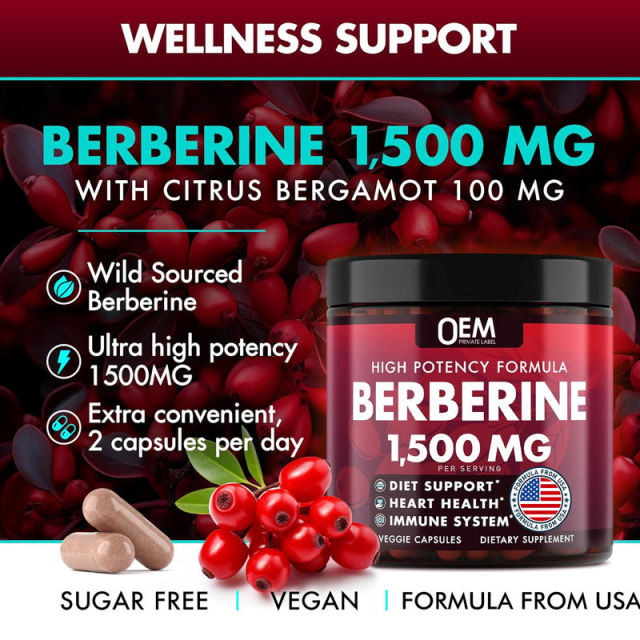 OEM Factory Private Label High Potency Berberine Capsules 1500mg Per Serving With Beet Root 300mg Citrus Bergamot 100mg Black Currant Oil 5mg Diet Support Heart Health Immune System 180 Veggie Capsules,MY SHOP,OEM Factory Private Label High Potency Berberine Capsules 1500mg Per Serving With Beet Root 300mg Citrus Bergamot 100mg Black Currant Oil 5mg Diet Support Heart Health Immune System 180 Veggie Capsules