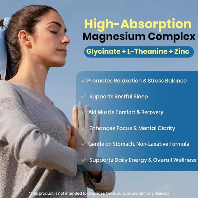 OEM Factory Private Label Magnesium Glycinate Capsules 200mg Elemental Magnesium With Zinc 15mg L-Theanine 150mg High Absorption Bisglycinate Forms Supports Calm Focus Stress Relief Restful Sleep Muscle Nerve Health 120 Veggie Capsules,MY SHOP,OEM Factory Private Label Magnesium Glycinate Capsules 200mg Elemental Magnesium With Zinc 15mg L-Theanine 150mg High Absorption Bisglycinate Forms Supports Calm Focus Stress Relief Restful Sleep Muscle Nerve Health 120 Veggie Capsules