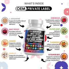 OEM Factory Private Label All-in-1 Beet Root Capsules 22 Ingredients Beet Root Olive Leaf Garlic L-Arginine Flax Seed Moringa Nattokinase Vitamin C D3 B6 B12 Zinc Selenium Potassium NAC Turmeric 90 Capsules,MY SHOP,OEM Factory Private Label All-in-1 Beet Root Capsules 22 Ingredients Beet Root Olive Leaf Garlic L-Arginine Flax Seed Moringa Nattokinase Vitamin C D3 B6 B12 Zinc Selenium Potassium NAC Turmeric 90 Capsules