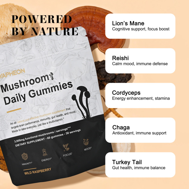 OEM Mushroom Daily Gummies Manufacturer | 3000mg Functional Mushrooms | Wild Raspberry | Private Label,MY SHOP,OEM Mushroom Daily Gummies Manufacturer | 3000mg Functional Mushrooms | Wild Raspberry | Private Label