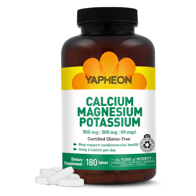 OEM Calcium Magnesium Potassium Tablets Manufacturer | 500mg:500mg:99mg | Cardiovascular Support | 180 Tablets | Private Label,MY SHOP,OEM Calcium Magnesium Potassium Tablets Manufacturer | 500mg:500mg:99mg | Cardiovascular Support | 180 Tablets | Private Label