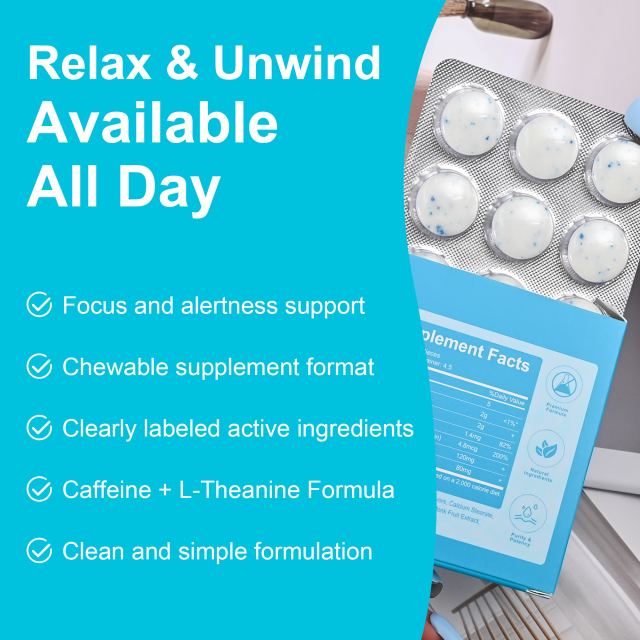OEM L-Theanine & B-Vitamin Tablets Manufacturer | Energy & Focus with Natural Caffeine | Peppermint | 54 Tablets | Private Label,MY SHOP,OEM L-Theanine & B-Vitamin Tablets Manufacturer | Energy & Focus with Natural Caffeine | Peppermint | 54 Tablets | Private Label