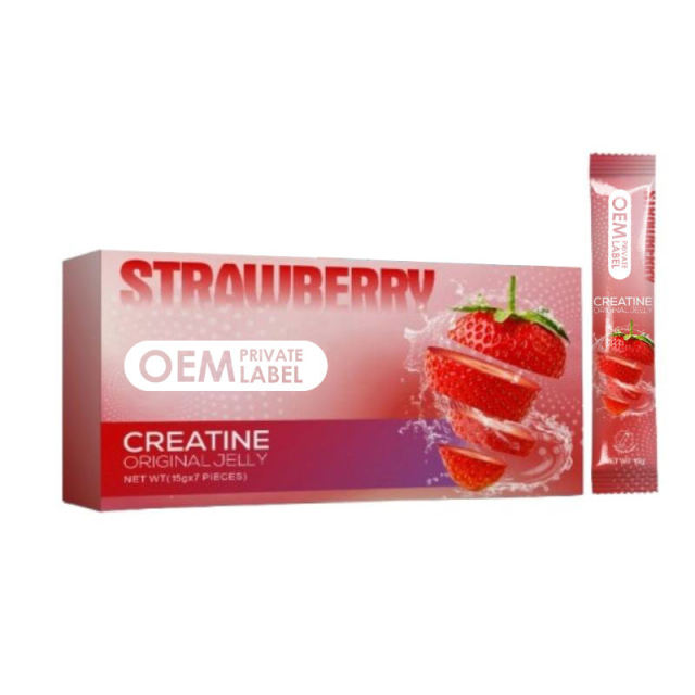 OEM Factory Private Label Creatine Original Jelly Strawberry Flavor All-in-One Solution Supports Focus Memory Lean Muscle Growth Cognitive Function Muscle Recovery Repair 15g x 7 Pieces,MY SHOP,OEM Factory Private Label Creatine Original Jelly Strawberry Flavor All-in-One Solution Supports Focus Memory Lean Muscle Growth Cognitive Function Muscle Recovery Repair 15g x 7 Pieces
