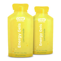 OEM Factory Private Label Energy Gel Lemonade Flavor 25mg Caffeine Natural Caffeine Source Cane Sugar Brown Rice Syrup Chia Seed Powder Sea Salt Sustained Energy 40g Single Serve Packet,MY SHOP,OEM Factory Private Label Energy Gel Lemonade Flavor 25mg Caffeine Natural Caffeine Source Cane Sugar Brown Rice Syrup Chia Seed Powder Sea Salt Sustained Energy 40g Single Serve Packet
